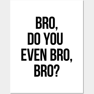 Bro, Do You Even Bro, Bro? Posters and Art